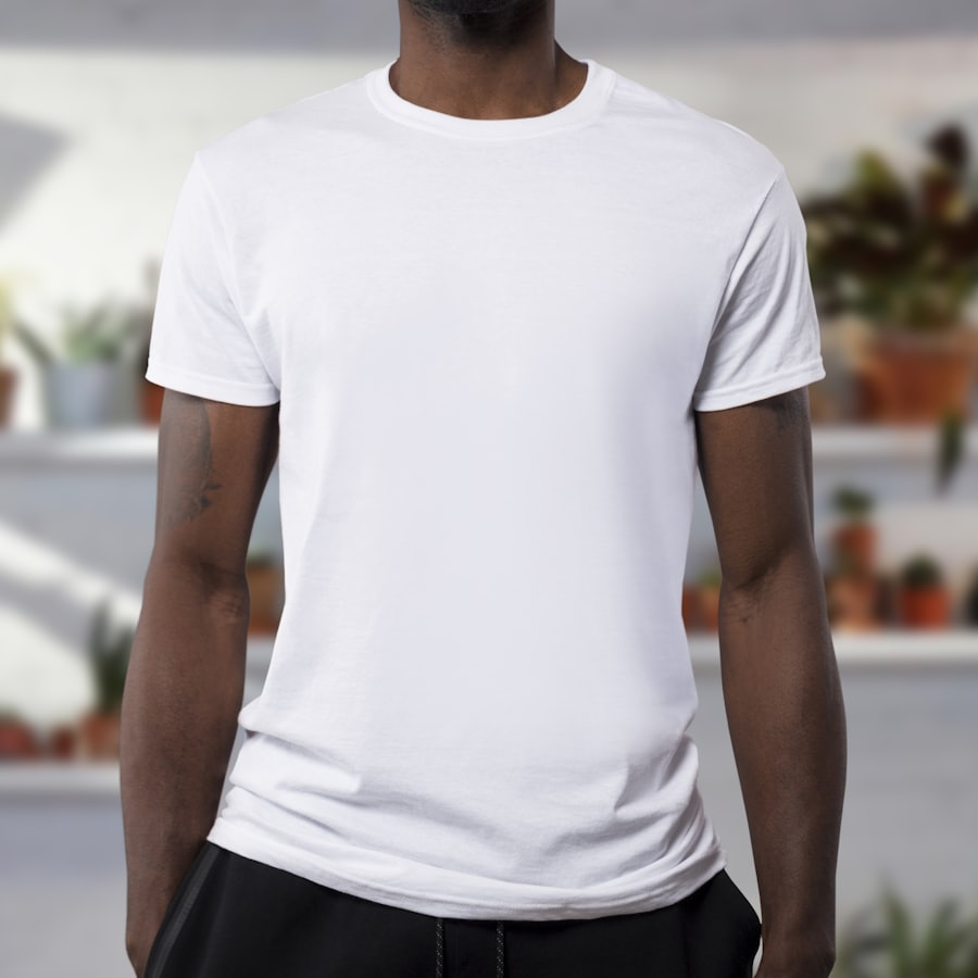 A crisp, freshly cleaned white shirt